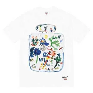 Supreme x Yohji Yamamoto Art Tee シュプリーム x 山本耀司 アート Tシャツ ホワイト（Supreme 152）