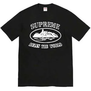 Supreme x Corteiz Rules The World Tee シュプリーム x コーテイズ ルール ザ ワールド Tシャツ ブラック（Supreme 144）
