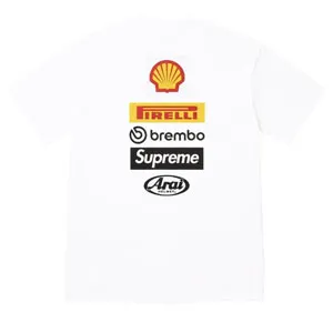 Supreme x Ducati Logos Tee シュプリーム x ドゥカティ ロゴス Tシャツ ホワイト（Supreme 129）