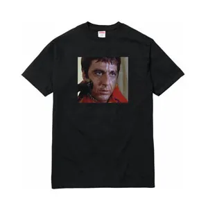 Supreme Scarface Shower Tee シュプリーム スカーフェイス シャワー Tシャツ ブラック（Supreme 122）