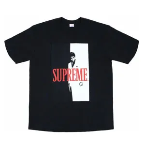 Supreme Scarface Split Tee シュプリーム スカーフェイス スプリット Tシャツ ブラック（Supreme 120）