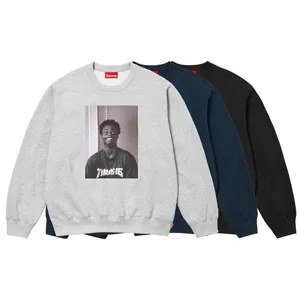 Supreme x Thrasher 24FW Crewneck Sweatshirt シュプリーム x スラッシャー 24FW クルーネック スウェットシャツ 3色（Supreme 35）
