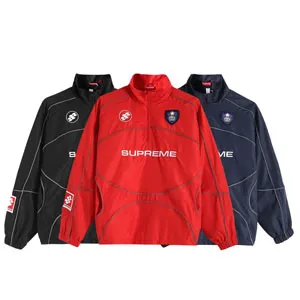 Supreme 24AW Reflective Piping Pullover シュプリーム 24AW リフレクティブ パイピング プルオーバー 3色（Supreme 5）
