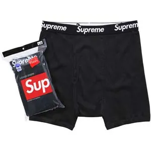 Supreme Hanes Boxer Briefs シュプリーム ヘインズ ボクサー ブリーフ ブラック（Supreme 195）
