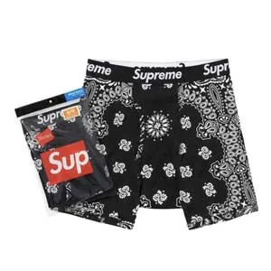 Supreme Hanes Bandanna Boxer Briefs シュプリーム ヘインズ バンダナ ボクサー ブリーフ ブラック（Supreme 192）