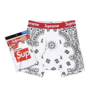 Supreme Hanes Bandanna Boxer Briefs シュプリーム ヘインズ バンダナ ボクサー ブリーフ ホワイト（Supreme 193）