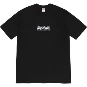 Supreme 19FW Bandana Box Logo Tee Black シュプリーム バンダナ ボックスロゴ Tシャツ ブラック（Supreme 397）