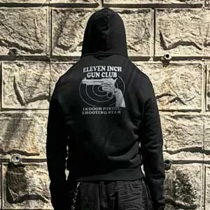 Vetements Gun Club Zip-Up Sweat Parker ヴェトモン ガン クラブ ジップアップ パーカー ブラック（Vetements 70）