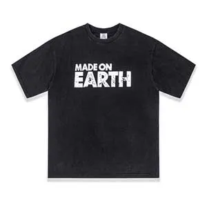 Vetements Made On Earth Tee ヴェトモン メイド オン アイス Tシャツ ブラック（Vetements 38）