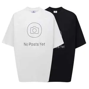 Vetements No Posts Tee ヴェトモン ノー ポストス Tシャツ ブラックとホワイト 2色（Vetements 29）