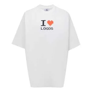 Vetements I Love Logos Tee ヴェトモン アイラブ ロゴス Tシャツ ホワイト（Vetements 24）