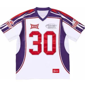 Supreme Sudden Death Football Jersey Tee シュプリーム サドンデス フットボール ジャージ Tシャツ ホワイト（Supreme 105）