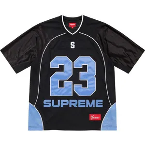 Supreme Perfect Season Football Jersey Tee シュプリーム パーフェクト シーズン フットボール ジャージ Tシャツ ブラック（Supreme 103?）