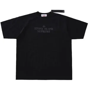 Supreme x Stone Island S/S Top Tee シュプリーム ストーンアイランド Tシャツ ブラック（Supreme 88）