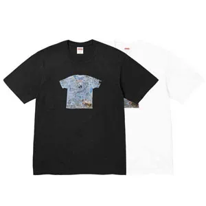 Supreme 30th Anniversary First Tee シュプリーム 30周年 ファースト Tシャツ ブラックとホワイト 2色（Supreme 137）