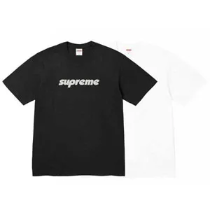 Supreme 24ss PinLine Tee シュプリーム 24ss ピンライン Tシャツ ブラックとホワイト 2色（Supreme 135）