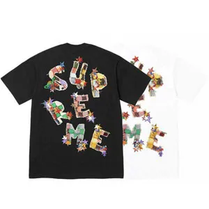 Supreme 24ss Patchwork Tee シュプリーム 24ss パッチワーク Tシャツ ブラックとホワイト 2色（Supreme 134）