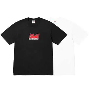 Supreme 24ss Machine Devil Cat Tee シュプリーム 24ss マシン デビル キャット Tシャツ ブラックとホワイト 2色（Supreme 132）