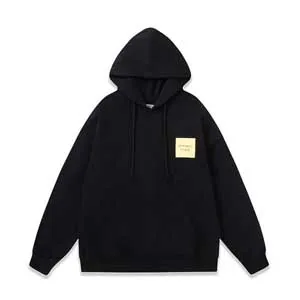 Vetements Square Logo Hoodie Black ヴェトモン スクエア ロゴ パーカー ブラック（Vetements 59）
