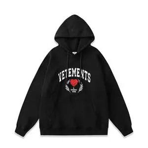 Vetements Solidarity Embroidery Hoodie Black ヴェトモン ソリダリティー パーカー ブラック（Vetements 46）