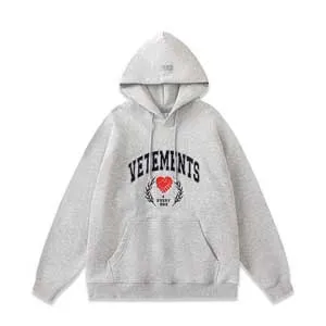 Vetements Solidarity Embroidery Hoodie Grey ヴェトモン ソリダリティー パーカー グレー（Vetements 45）