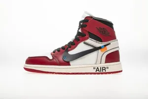 Off-White x Nike Air Jordan 1 High OG 10X“Chicago”AA3834-101 オフホワイト x ナイキ エアジョーダン１ ハイ シカゴ レッド スニーカー（AA3834-101）
