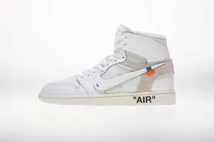 Off-White x Nike Air Jordan 1 AQ0818-100 White オフホワイト x ナイキ エアジョーダン１ ホワイト スニーカー（AQ0818-100）