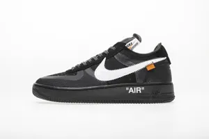 Off-White x Nike Air Force 1 “Black” AO4606-001 オフホワイト x ナイキ エアフォース１ ロウ ブラック スニーカー（AO4606-001）