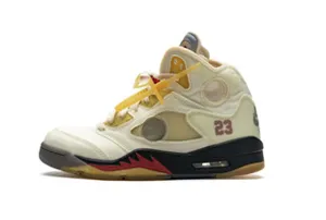Off White x Air Jordan 5 Retro SP Sail DH8565-100 オフホワイト x ナイキ エアジョーダン5 レトロ セイル スニーカー（DH8565-100）