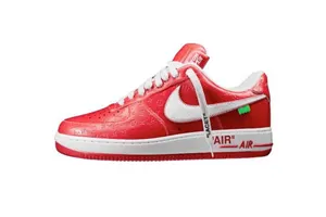 Louis Vuitton Nike Air Force 1 Low By Virgil Abloh Red ルイ?ヴィトン x ナイキエアフォース1 ローバイヴァージルアブロー レッド（Nike 3）