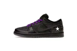 Familia × Nike SB Dunk Low First Avenue Black Voltage Purple-White DJ1159-001 ファミリア × ナイキ SB ダンクロー ファーストアヴェニュー スニーカー（DJ1159-001）