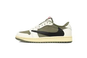 Travis Scott x Nike Air Jordan 1 Low OG SP Reverse Olive DM7866-200 トラビススコット x ナイキ エアジョーダン1 ロウ OG SP リバースオリーブ スニーカー（DM7866-200）