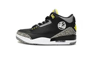 NIke Air Jordan 3 Retro Oregon Ducks Pit Crew H011-MNJDLS-5 ナイキ AJ3 オレゴン ダックス ピットクルー ブラック スニーカー（H011-MNJDLS-5）