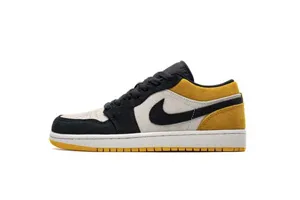 Nike Air Jordan 1 Low University Gold 553558-127 ナイキ エアジョーダン１ ロウ ユニバーシティ ゴールド スニーカー（553558-127）