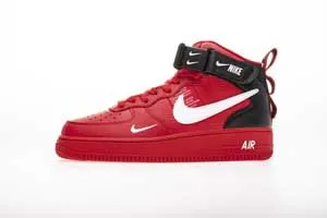Nike Air Force1High 07 LV8 Red 804609-605 エアフォース１ 07 Lv8 レッド レッド スニーカー（804609-605）