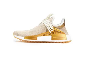 Pharrell x Adidas Originals NMD HU China Pack Happy Gold F99762 ファレル ウィリアムス x アディダス NMD HU チャイナ パック ハッピー ゴールドスニーカー（F99762）