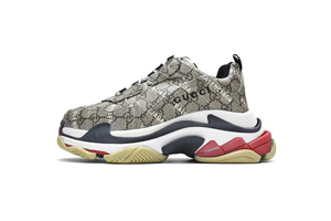 Gucci x Balenciaga Triple S Black Red 681066ULZ109795 グッチ x バレンシアガ トリプルエス ブラックレッド スニーカー（681066ULZ109795）