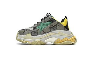 Gucci x Balenciaga Triple S Grey Green 681067UMO209766 グッチ x バレンシアガ トリプルエス グレーグリーンスニーカー（681067UMO209766）