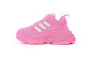 Adidas x Balenciaga WMNS Triple S Pink 712764W2ZB65590 アディダス x バレンシアガ ウィメンズ トリプルエス ピンク スニーカー（712764W2ZB65590）