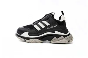 Adidas x Balenciaga Triple S Black/White アディダス x バレンシアガ トリプルエス ブラック/ホワイト スニーカー（Balenciaga 1）