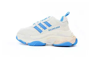 Adidas x Balenciaga Triple S White/Blue アディダス x バレンシアガ トリプルエス ホワイト/ブルー スニーカー（Balenciaga 2）