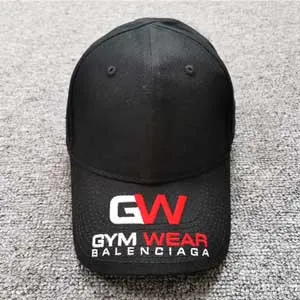Balenciaga GYM WEAR Cap バレンシアガ キャップ ブラック（Cap 10）
