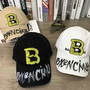 Balenciaga Paint Baseball Cap バレンシアガ ペイント ベースボール キャップ 3色（Cap 4）