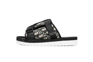 Dior Sandalia Alpha Oblique jacquard beige/Navy 3SA081YXV_H961 ディオール サンダル アルファ オブリーク ジャカード ベージュ/ネイビー