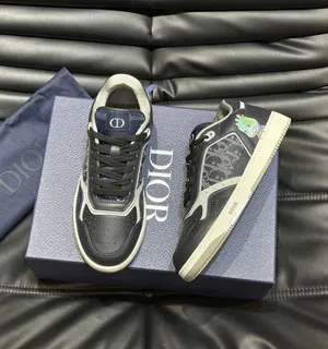 ディオール  DIOR AND OTANI WORKSHOP B27 ロートップスニーカー ブルー（3SN272ZZC_H530）