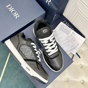 ディオール DIOR B27 ロートップスニーカー ブラック（3SN272ZPP_H900）