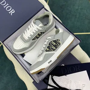 ディオール DIOR B27 ロートップスニーカー グレー/ホワイト（3SN272ZIR_H165）