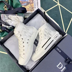 ディオール Dior Oblique B23 ハイカットスニーカー ホワイト 透明パネル（3SH118YNT_H060）