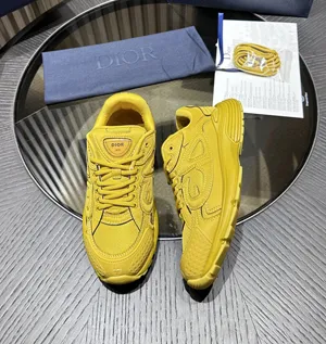ディオール Dior ストーンアイランド コラボ B30 イエロー スニーカー 限定 （3SN279ZAN_H225）