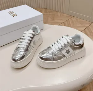 ディオール Dior Star プラットフォームスニーカー シルバー（KCK426SLM_S46K）